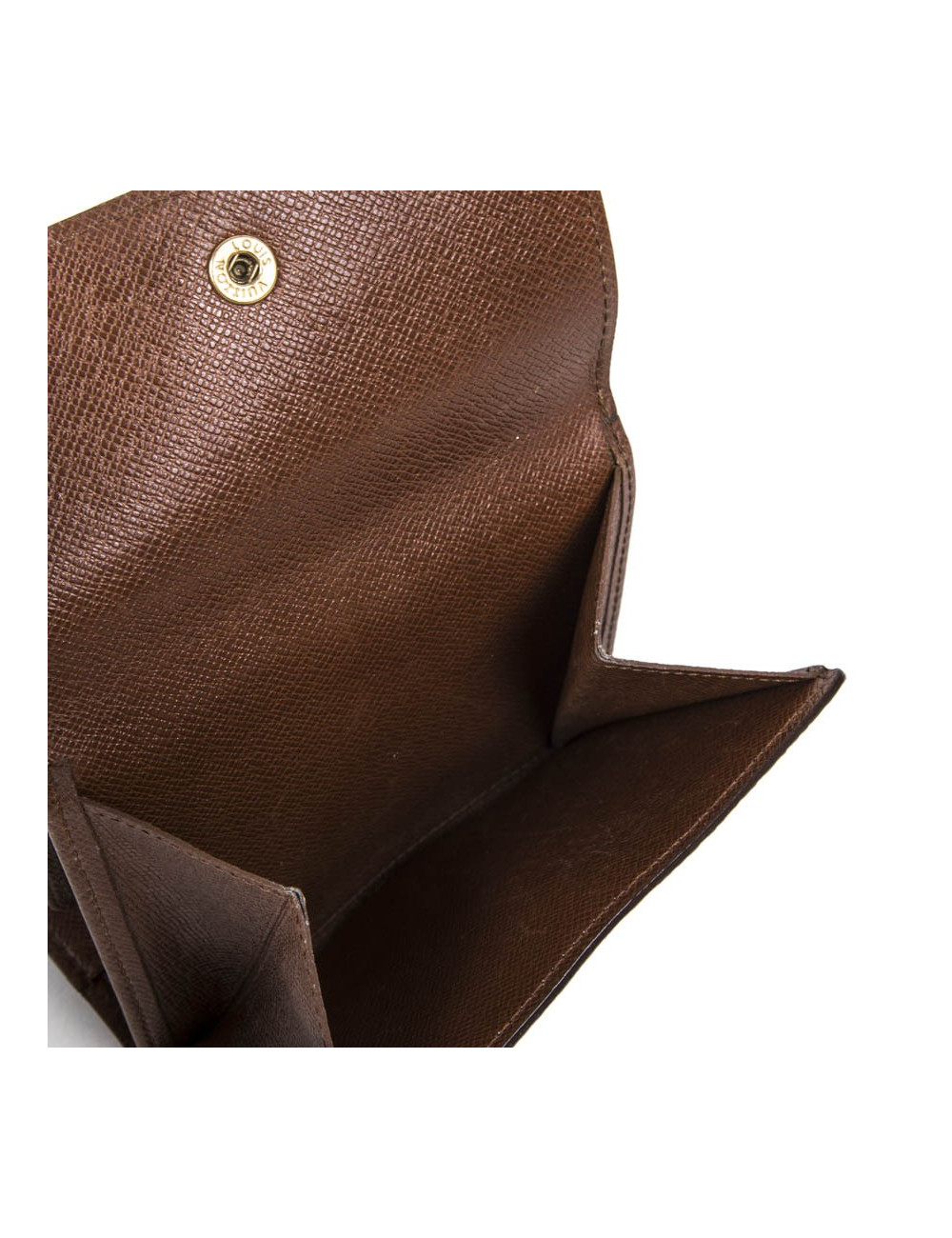 LOUIS VUITTON wallet in brown monogram coated canvas