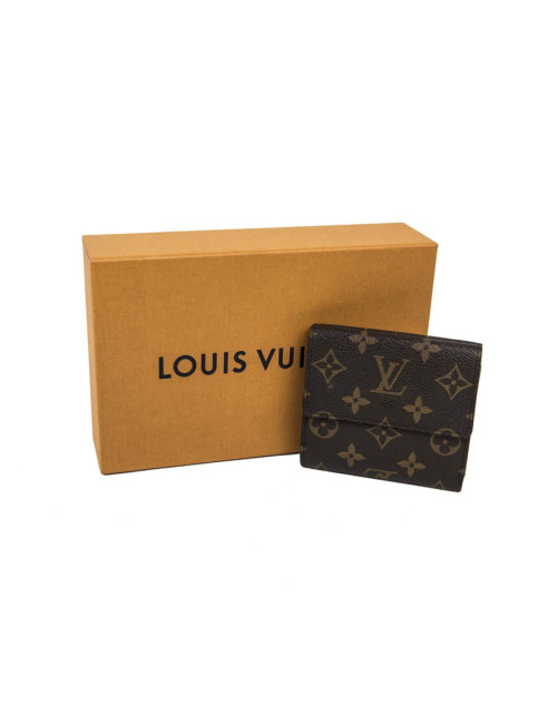 Porte monnaie LOUIS VUITTON en toile enduite monogram 