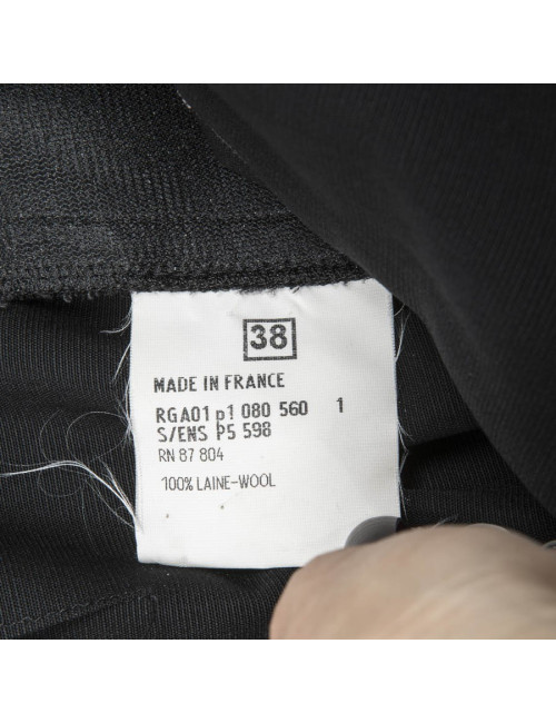 Pantalon YVES SAINT LAURENT T38 FR noir 