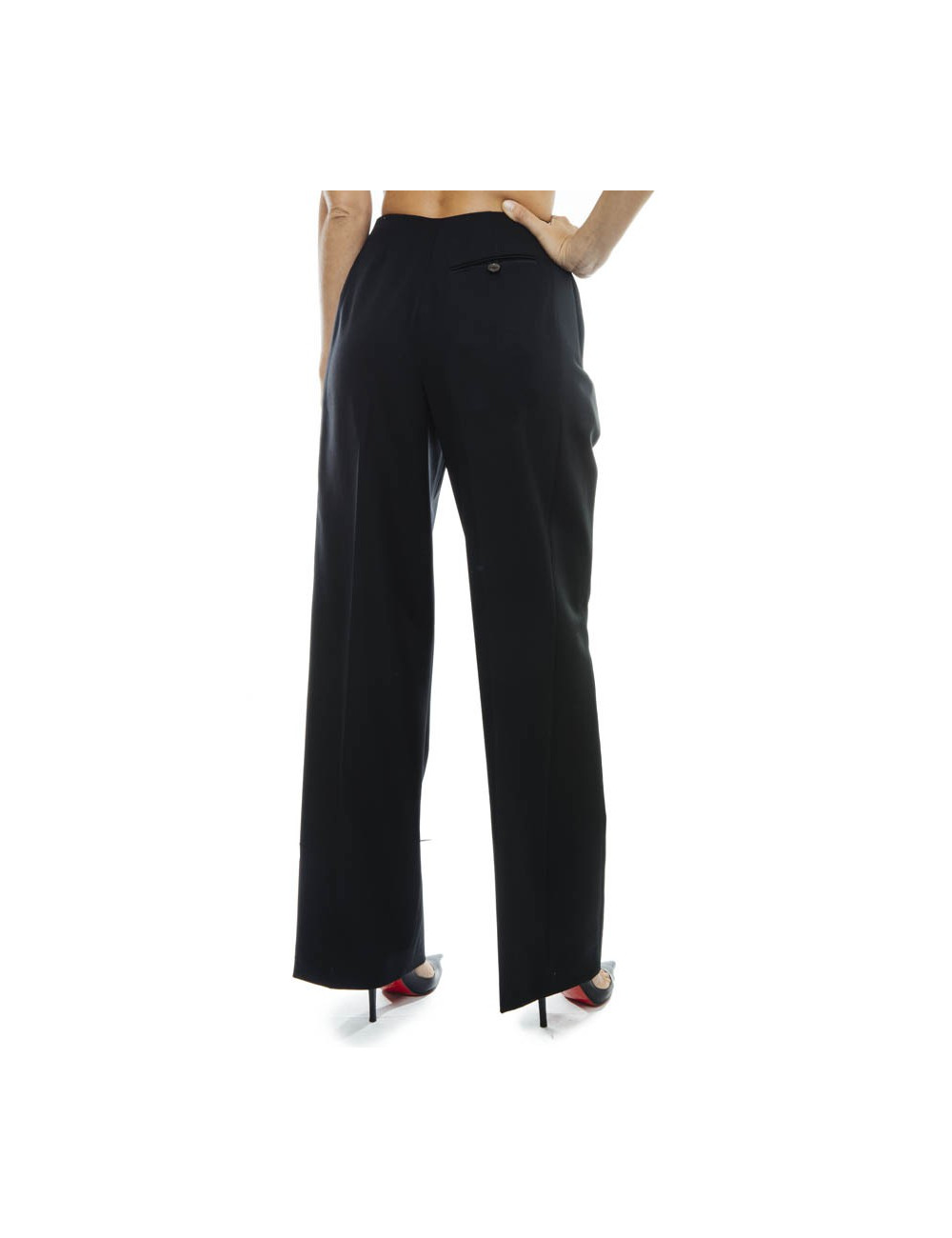Pantalon YVES SAINT LAURENT T38fr noir 