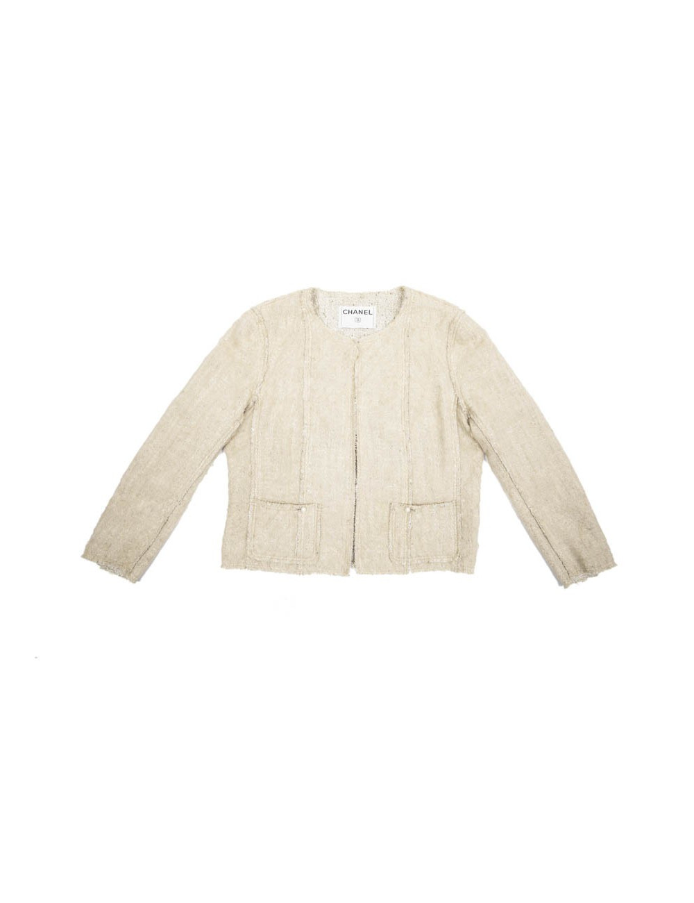 Veste CHANEL T38  Beige 