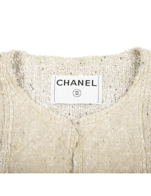  Veste CHANEL T38  Beige 