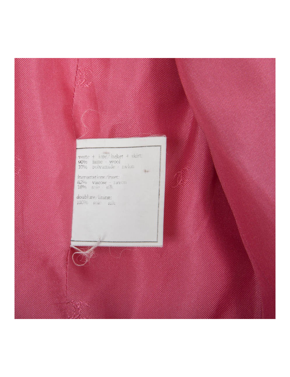 Ensemble CHANEL T   rose et orange