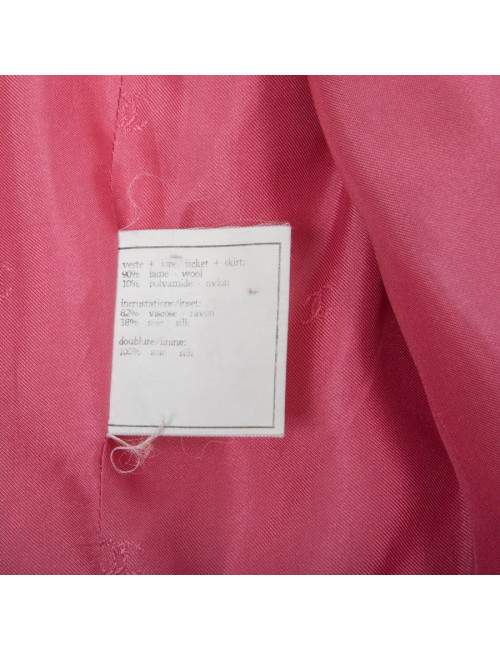 Ensemble CHANEL T   rose et orange