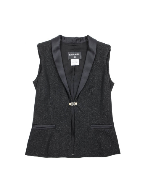 Veste CHANEL T 36 sans manches 