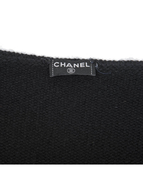 Gilet CHANEL en cachemire noir