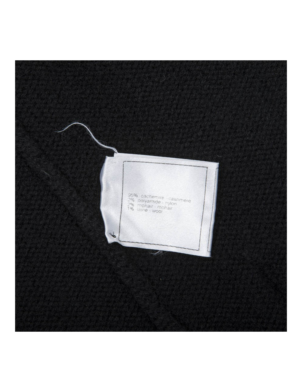 CHANEL black cashmere cardigan