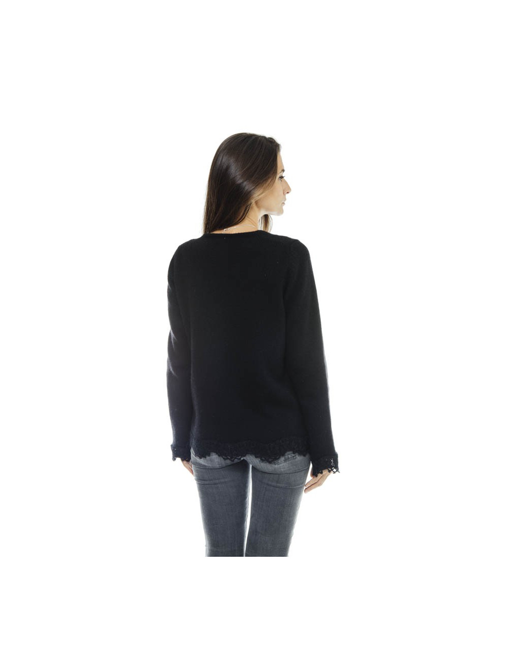 Gilet CHANEL en cachemire noir