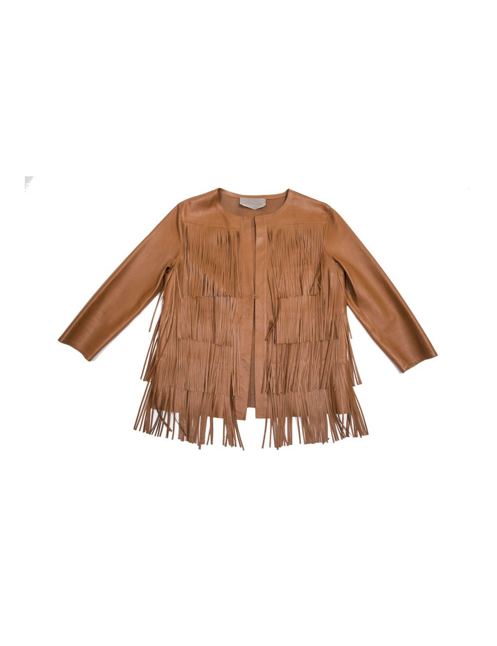 Veste en cuir gold  REBECCA CORSI T 40 IT/T36