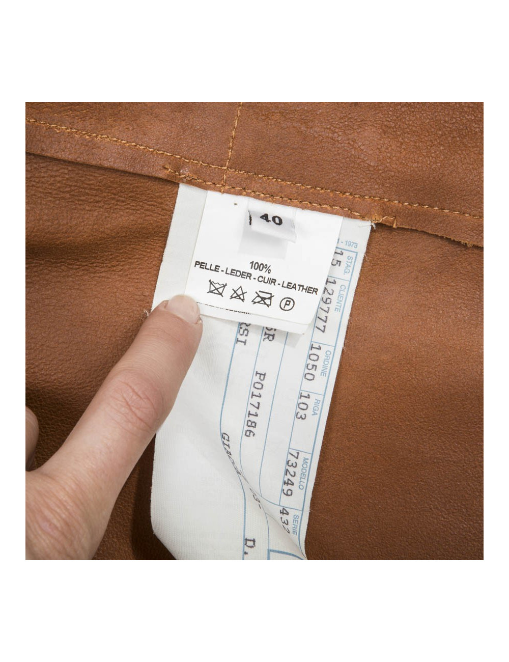 Veste en cuir gold  REBECCA CORSI T 40 IT/T36