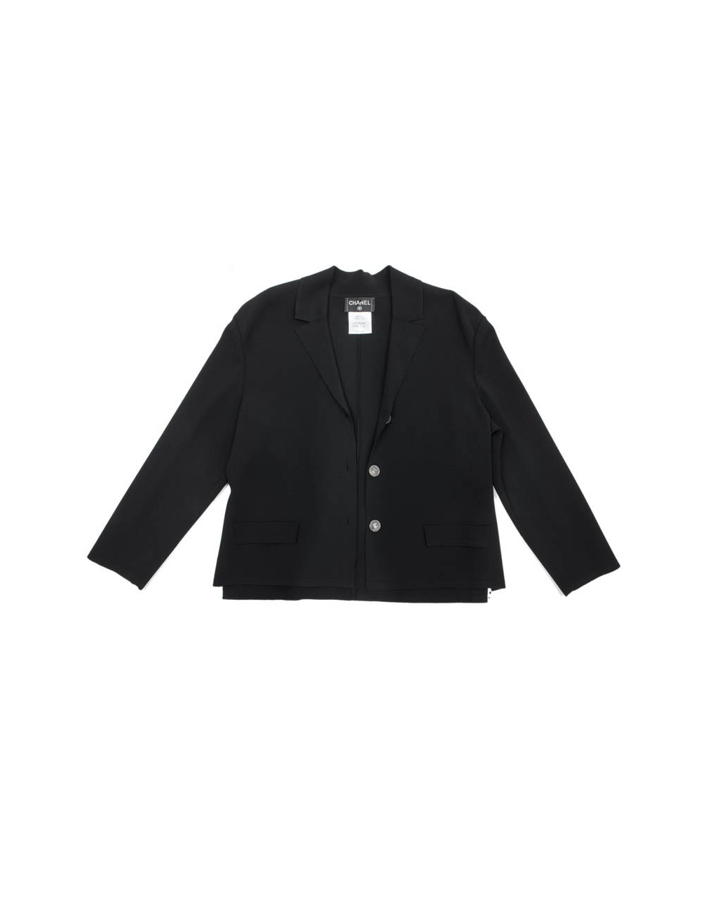 Veste CHANEL T 42 Stretch noir