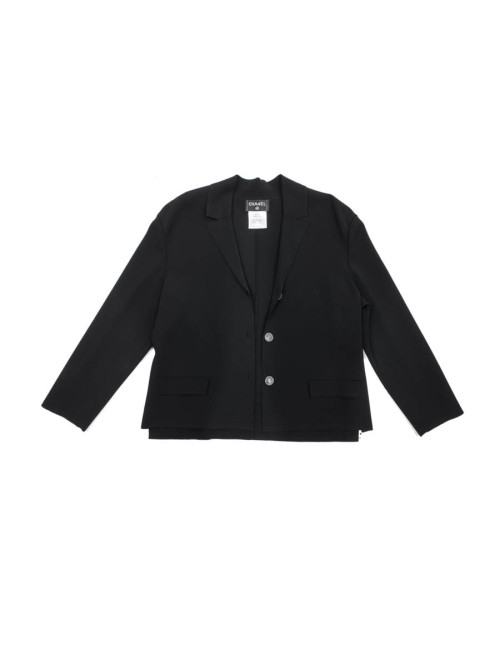 Veste CHANEL T 42 Stretch noir