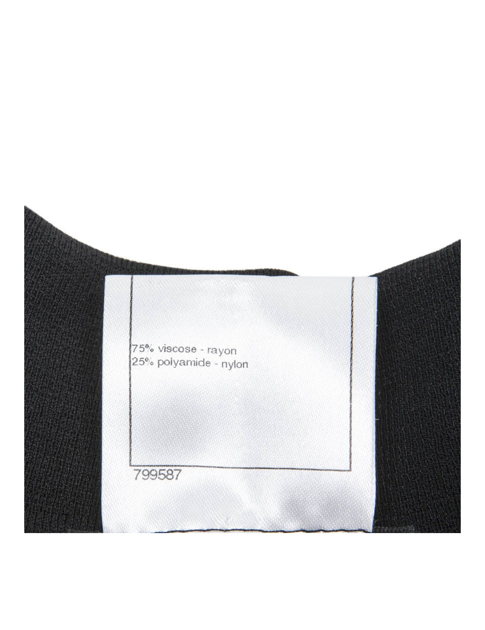 Veste CHANEL T 42 Stretch noir