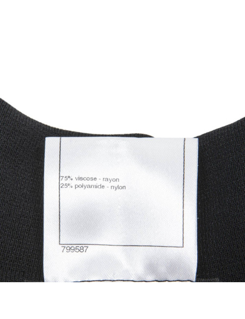 Veste CHANEL T 42 Stretch noir