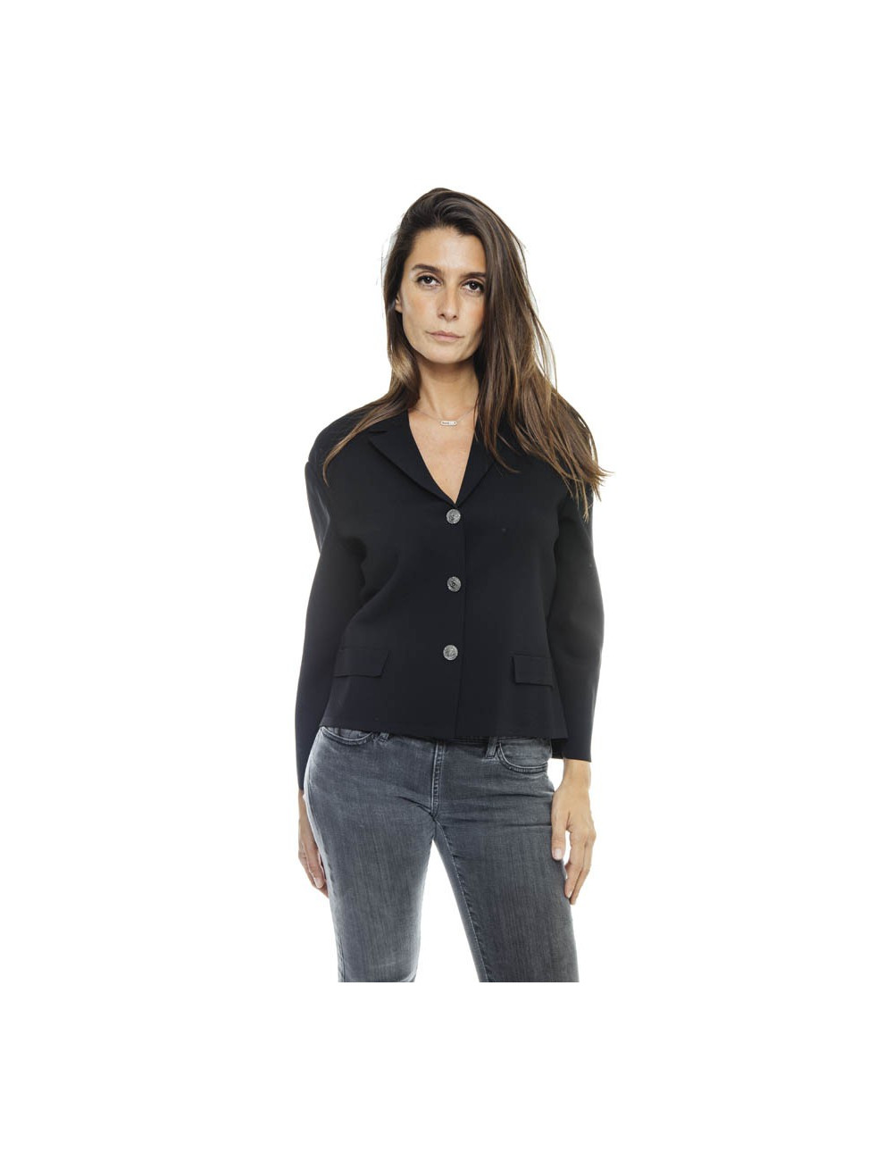 Veste CHANEL T 42 Stretch noir