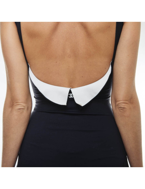 Robe T 34 CHANEL bleu marine