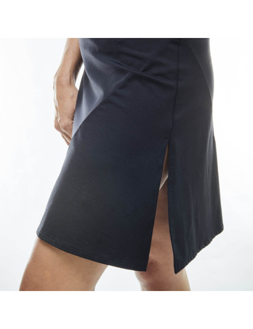 CHANEL navy skater dress without sleeves size 36FR