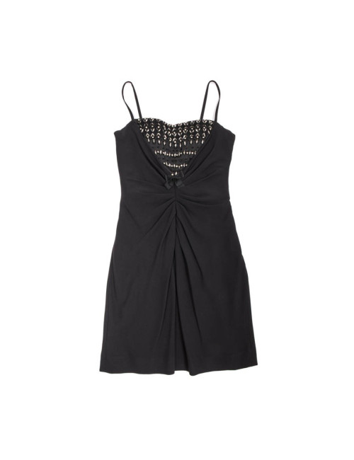 Robe CHRISTIAN DIOR T 38 FR avec pierres et perles