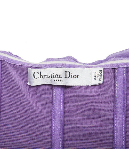 Robe du soir CHRISTIAN DIOR soie mauve