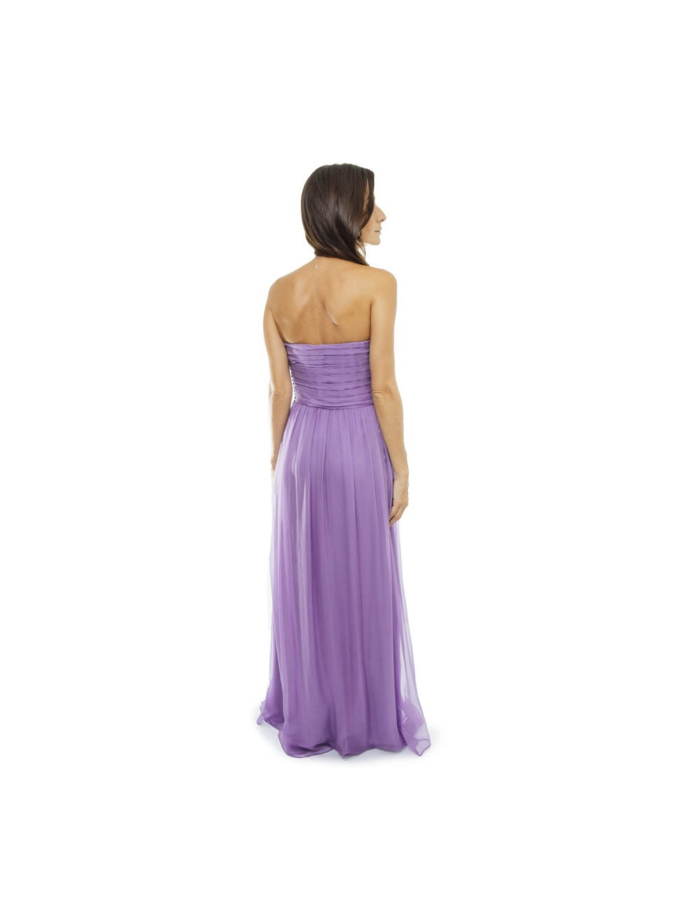 Robe du soir CHRISTIAN DIOR soie mauve