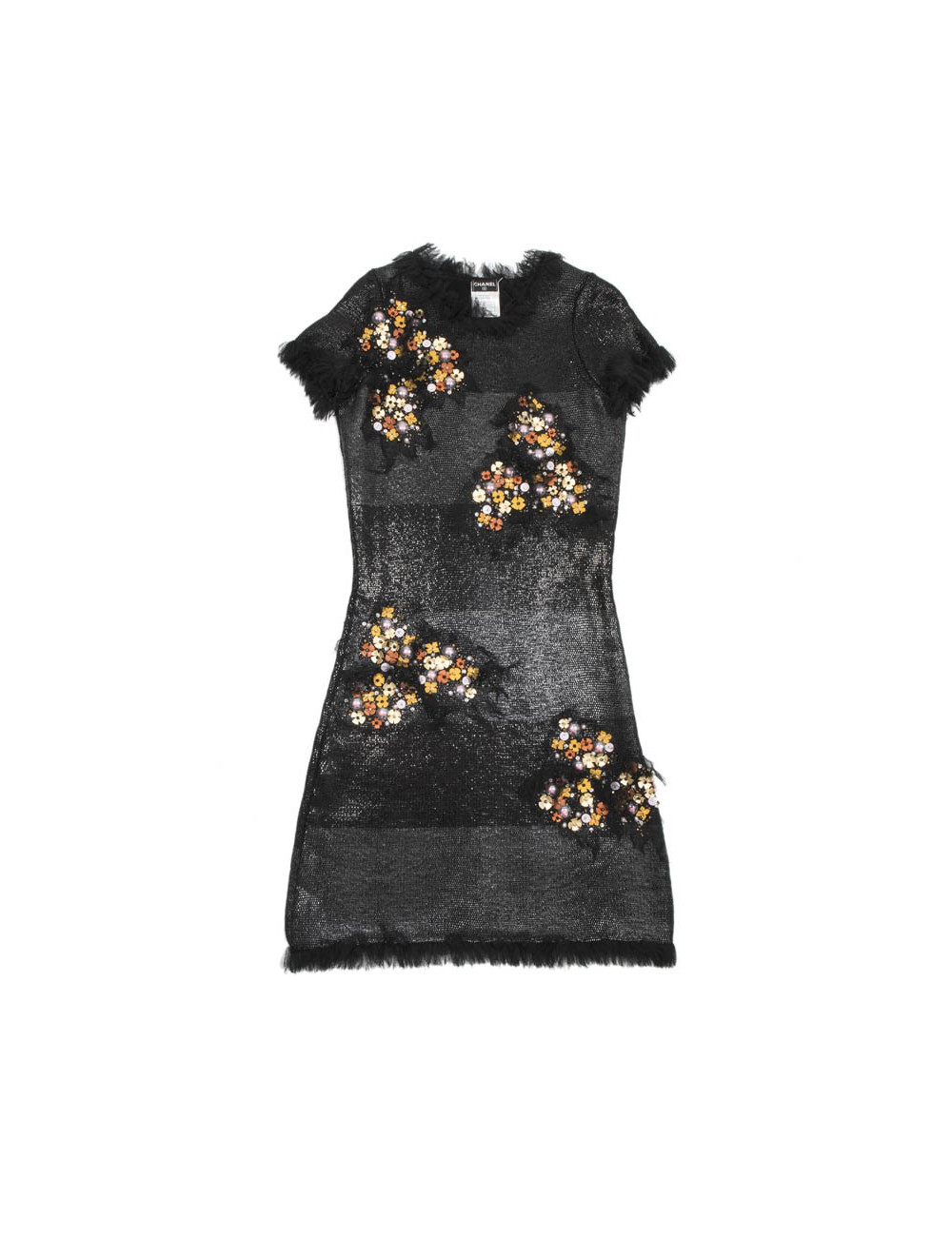 Robe CHANEL T 36 "Paris-Monaco"