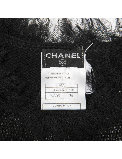 Robe CHANEL T 36 "Paris-Monaco"