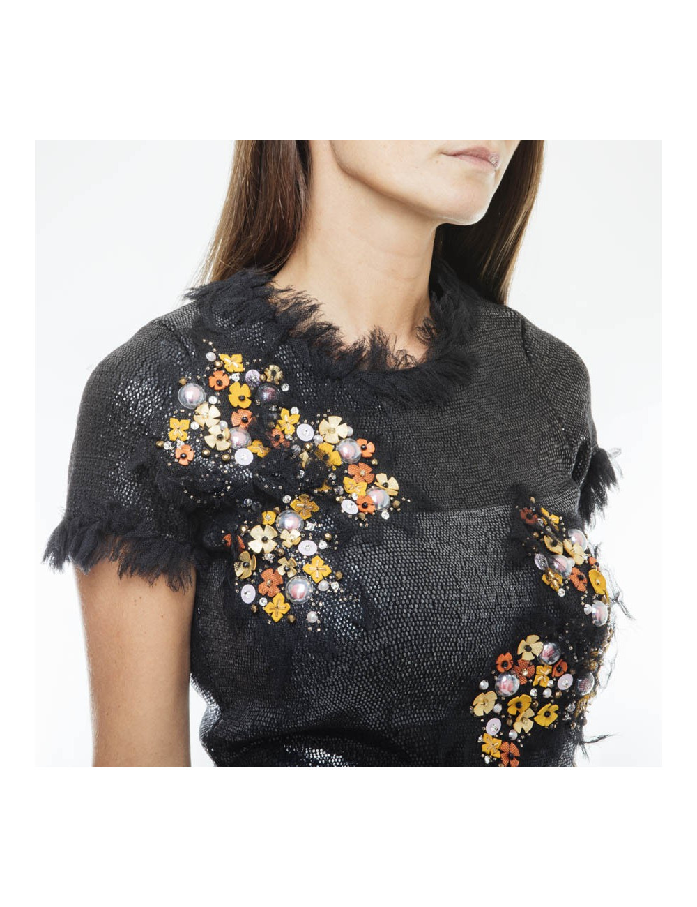 Robe CHANEL T 36 "Paris-Monaco"