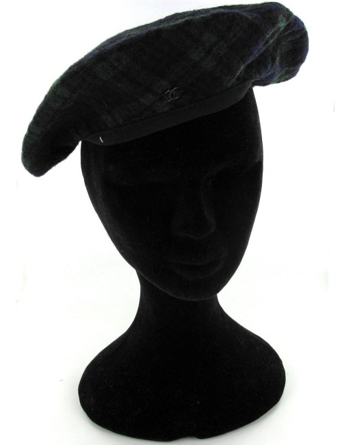 Beret CHANEL tweed bicolore