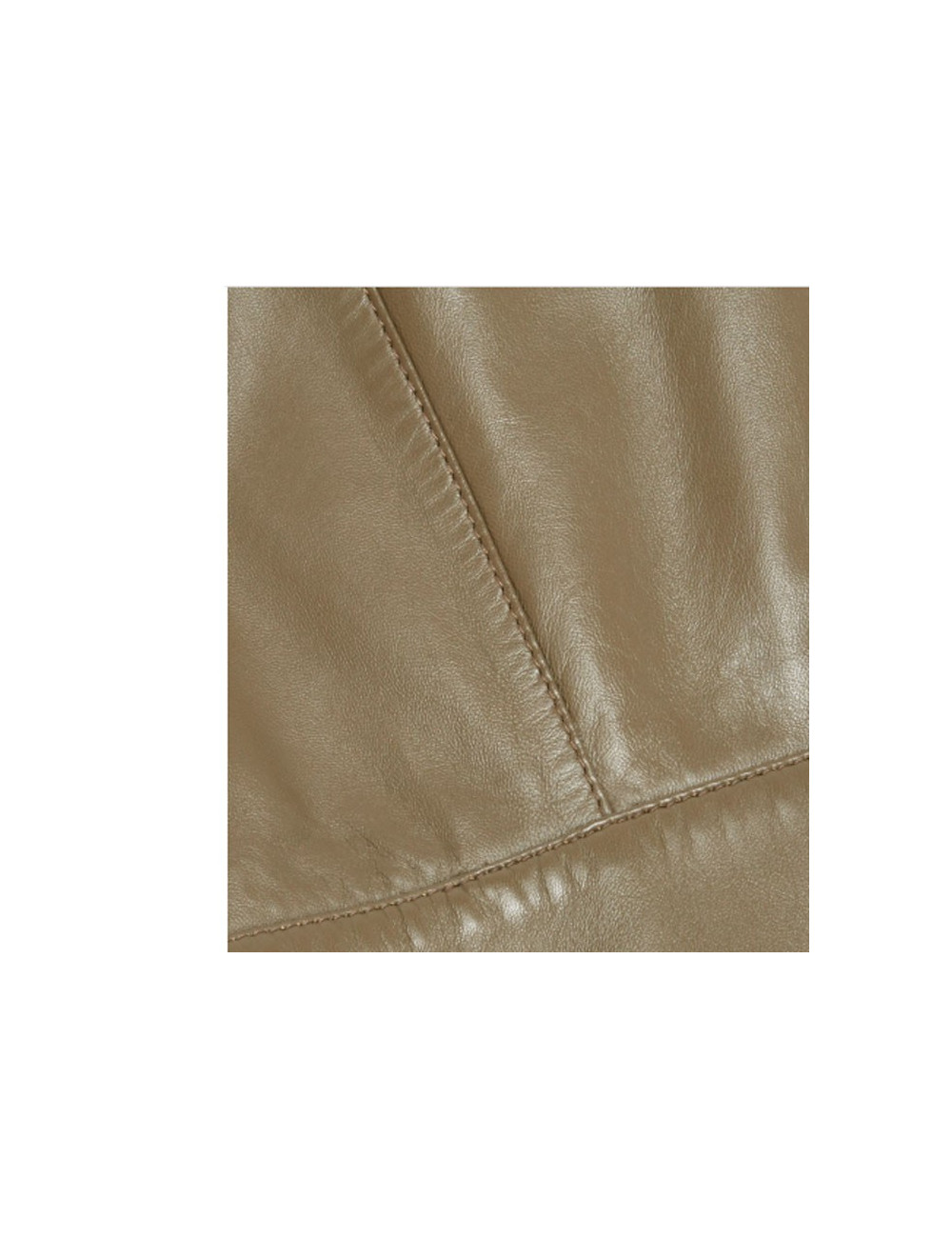 Perfecto BALENCIAGA T 38 en cuir d'agneau taupe