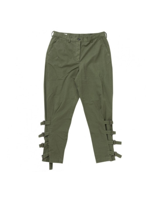 Ensemble DRIES VAN NOTEN taille M gilet + pantalon kaki en coton