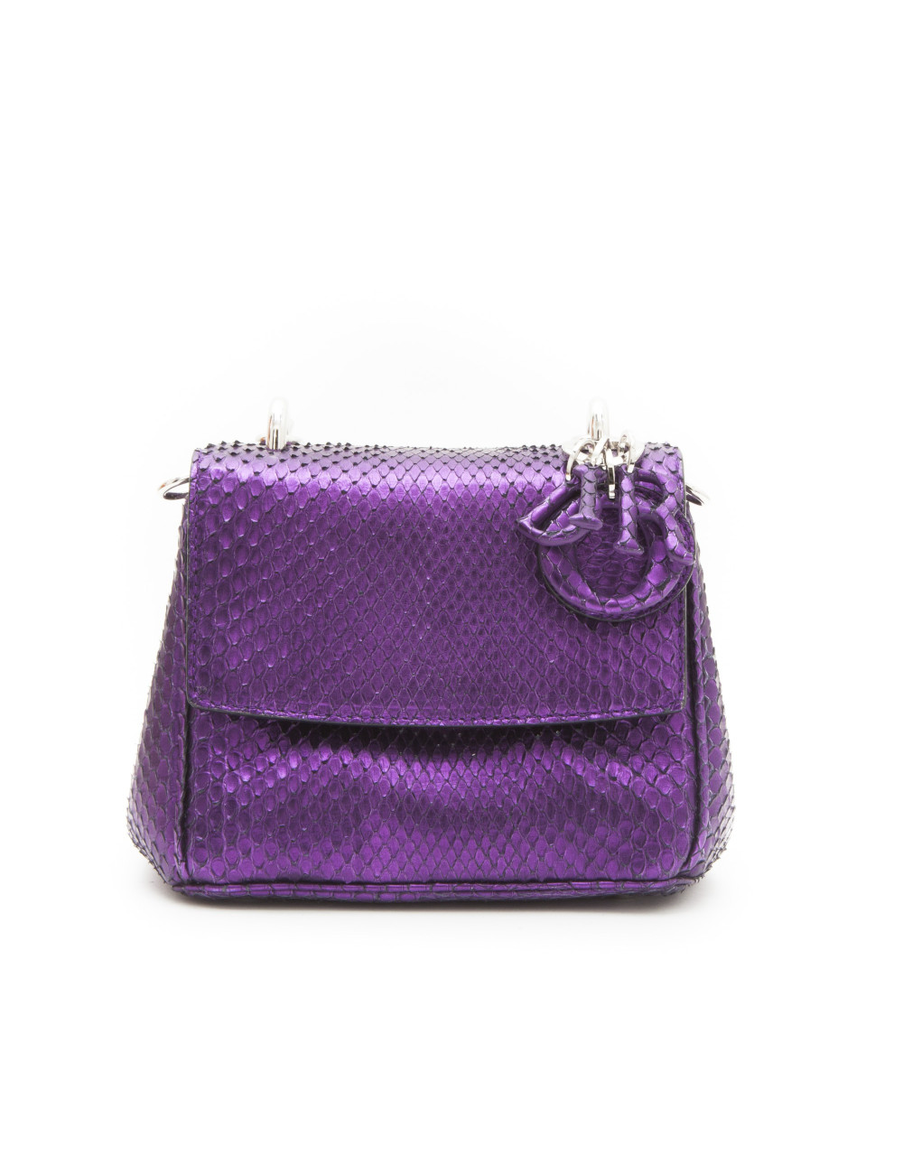 Sac CHRISTIAN DIOR python violet