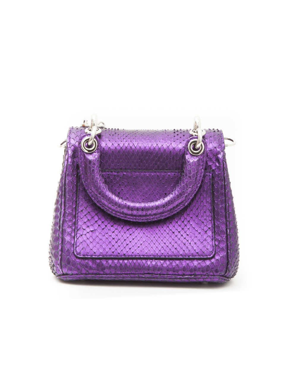 Sac CHRISTIAN DIOR python violet