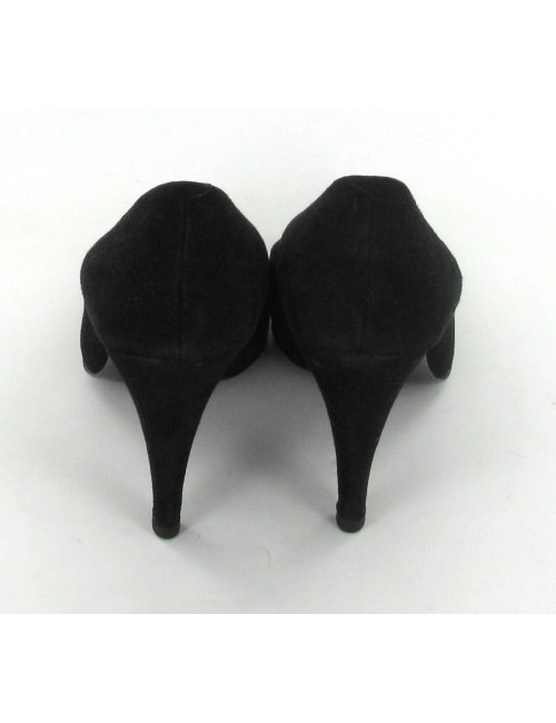 Escarpins CHANEL T 37 en daim noir