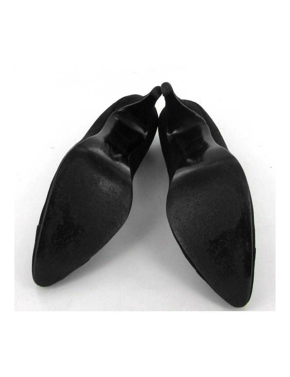 Escarpins CHANEL T 37 en daim noir