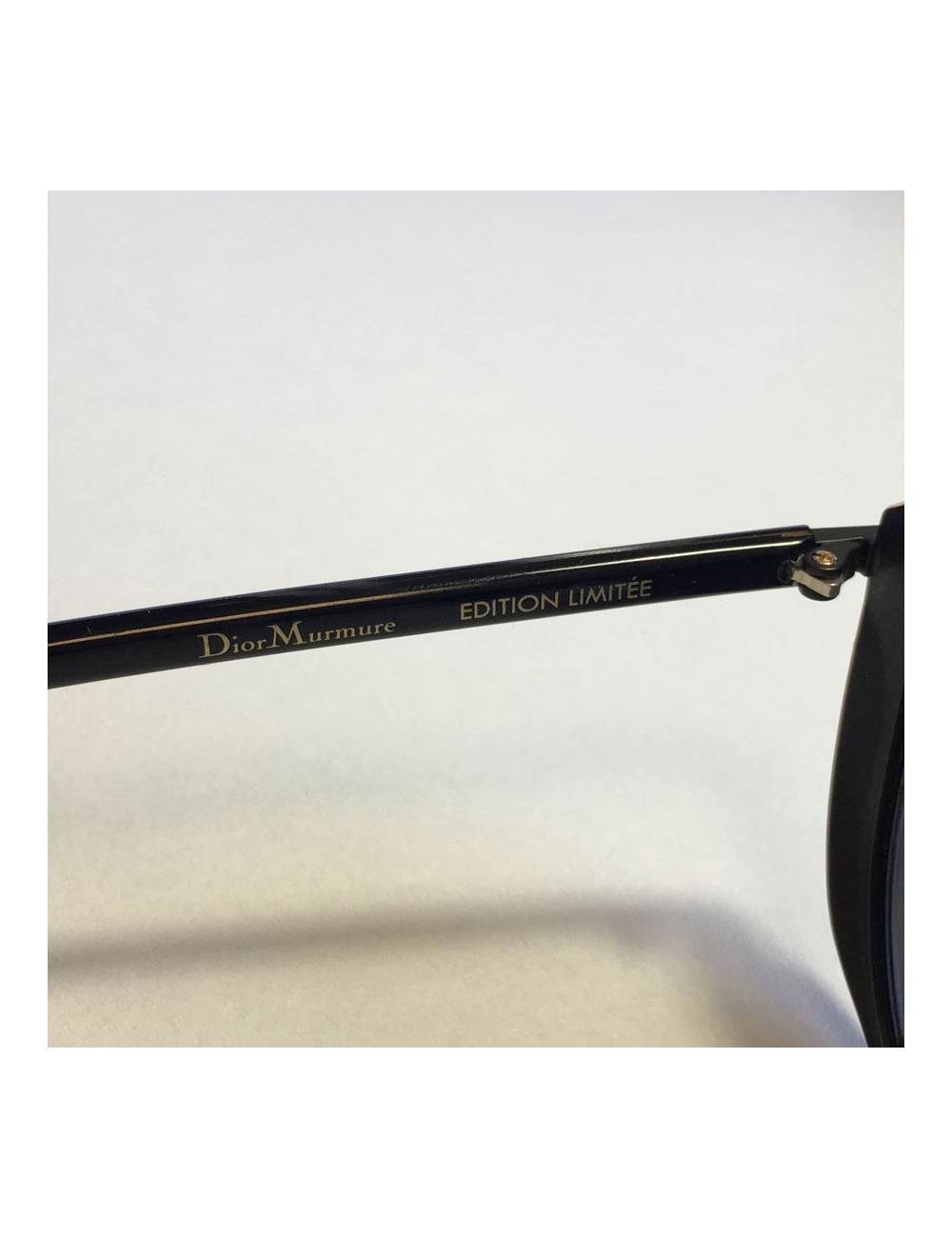 Lunettes de soleil DIOR 'Murmure P8A/Y1' en titane noir et verres gris foncé