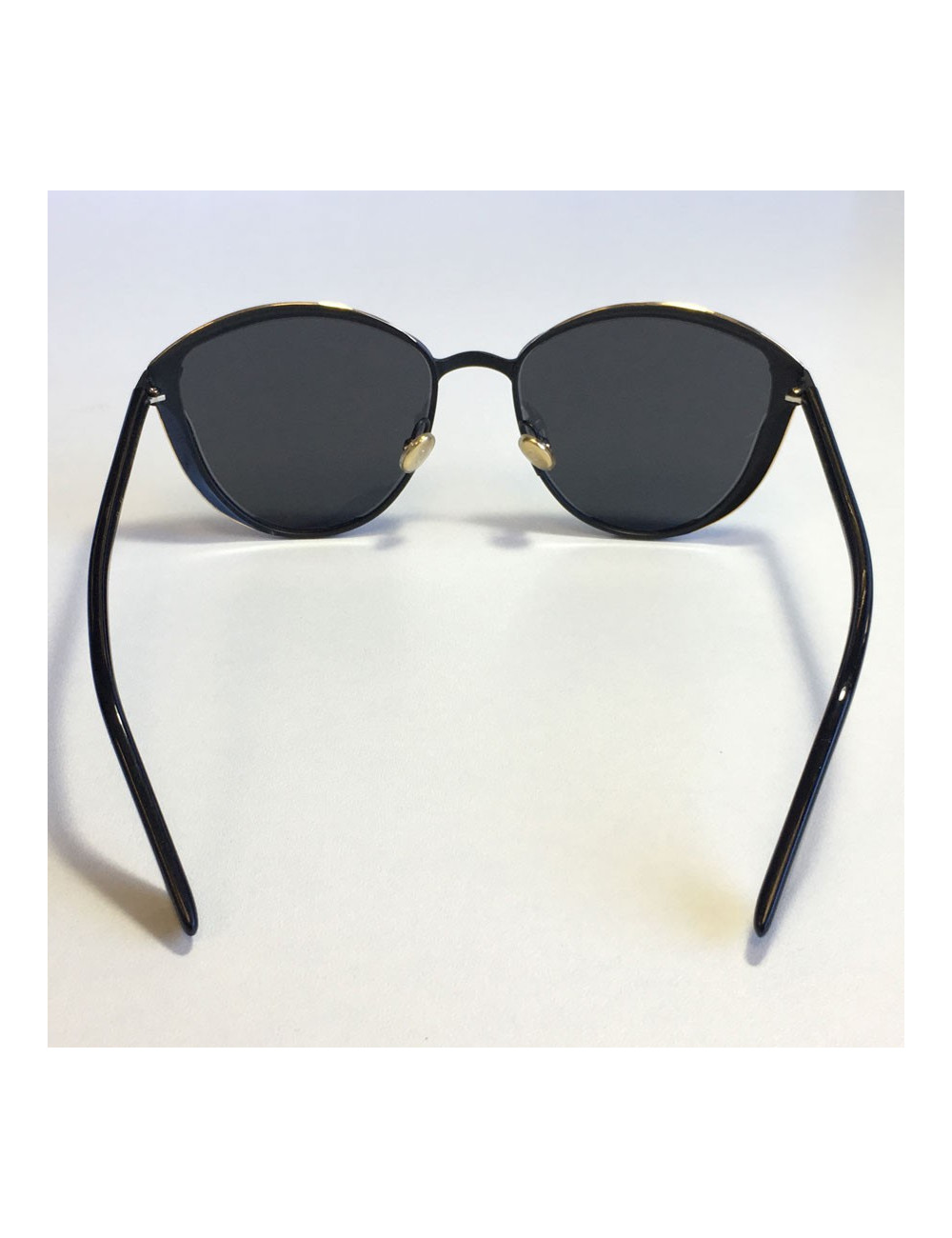 Lunettes de soleil DIOR 'Murmure P8A/Y1' en titane noir et verres gris foncé