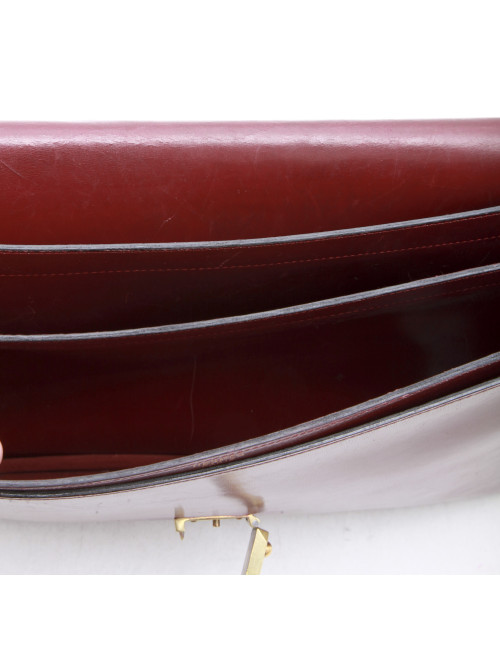  Sac à dépêches" (1950)  HERMES en cuir  box rouge