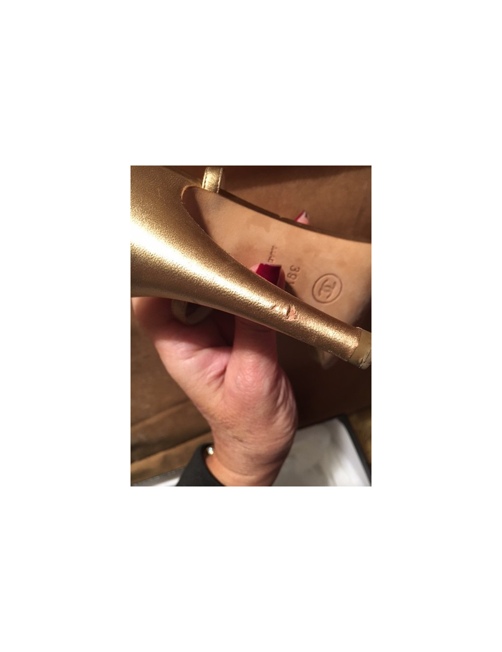 Sandales hautes CHANEL T39,5