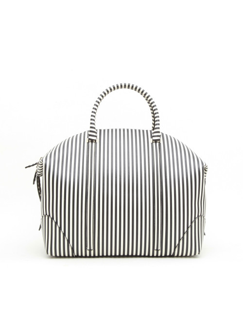 Sac GIVENCHY en cuir rayé blanc et noir