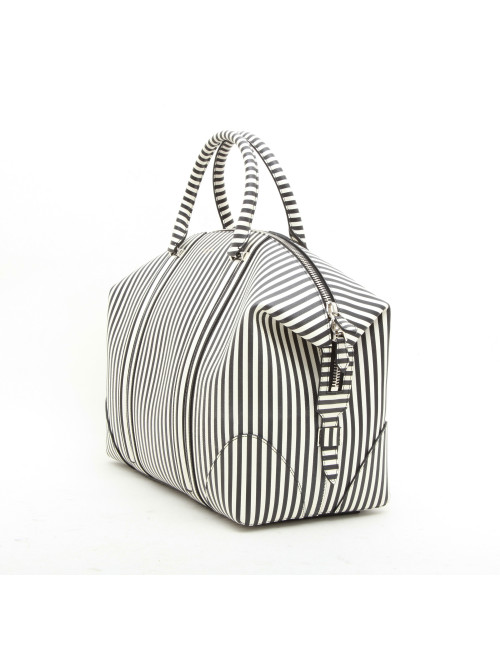 Sac GIVENCHY en cuir rayé blanc et noir