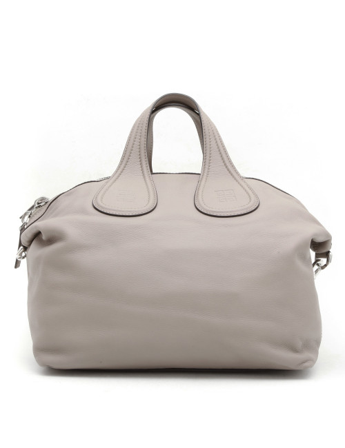 GIVENCHY Nightingale bag large model in pink beige leather