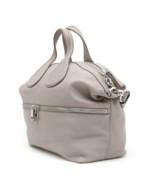 GIVENCHY Nightingale bag large model in pink beige leather