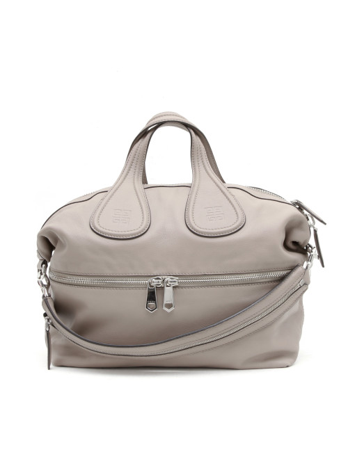 GIVENCHY Nightingale bag large model in pink beige leather