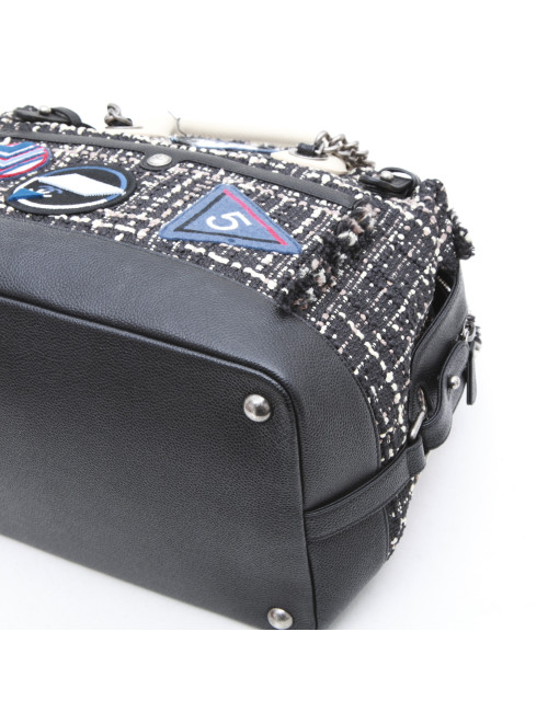 Sac CHANEL en tweed customisé 