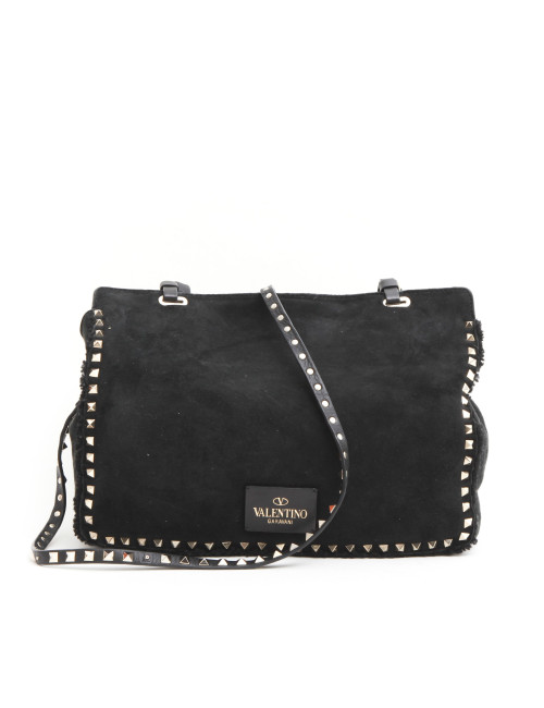 Sac VALENTINO  monton retourné noir