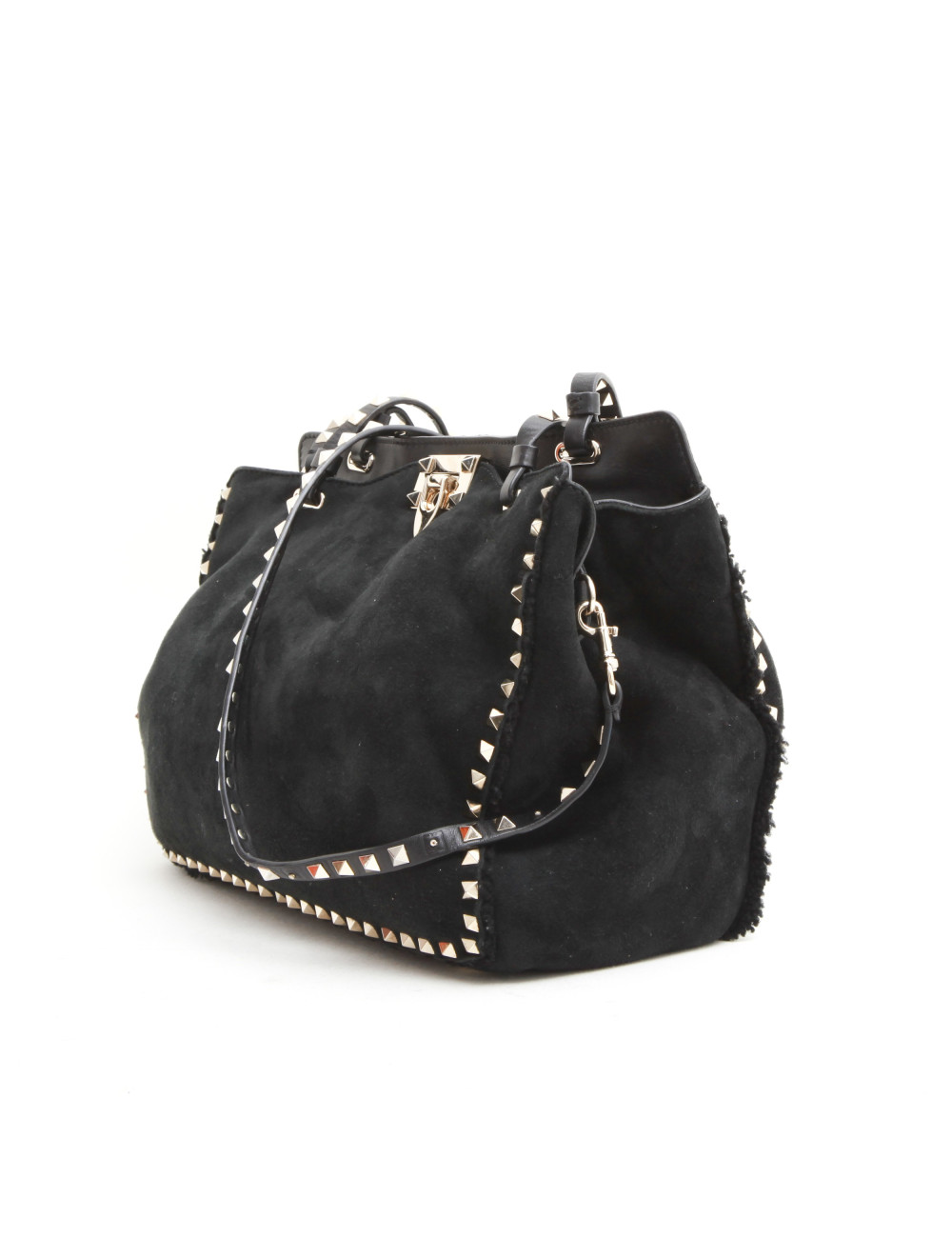Sac VALENTINO  monton retourné noir