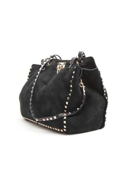 Sac VALENTINO  monton retourné noir