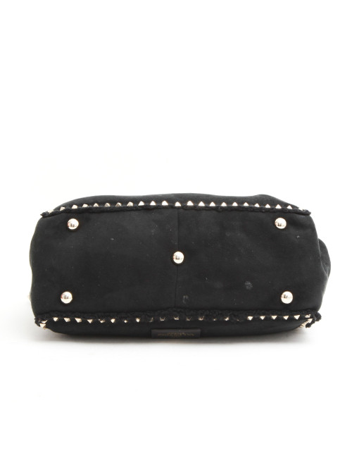 Sac VALENTINO mouton retourné noir