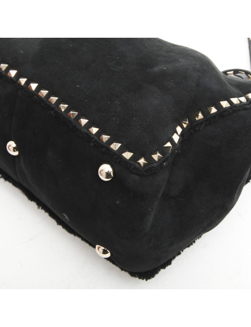 Sac VALENTINO  monton retourné noir