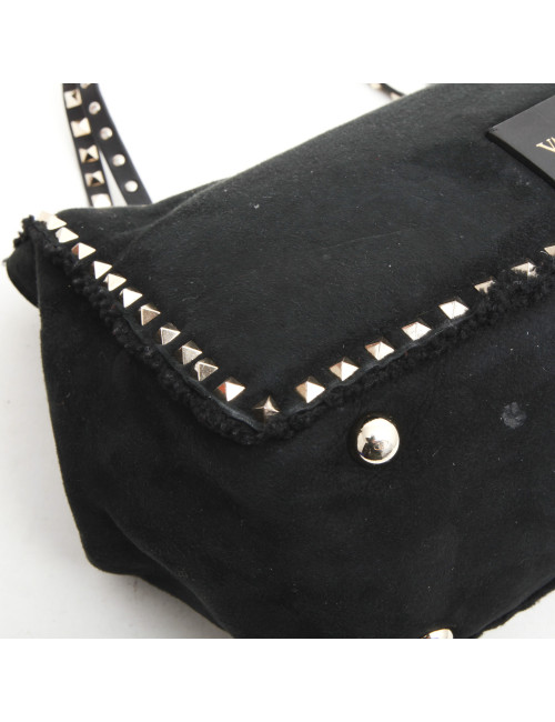 Sac VALENTINO mouton retourné noir